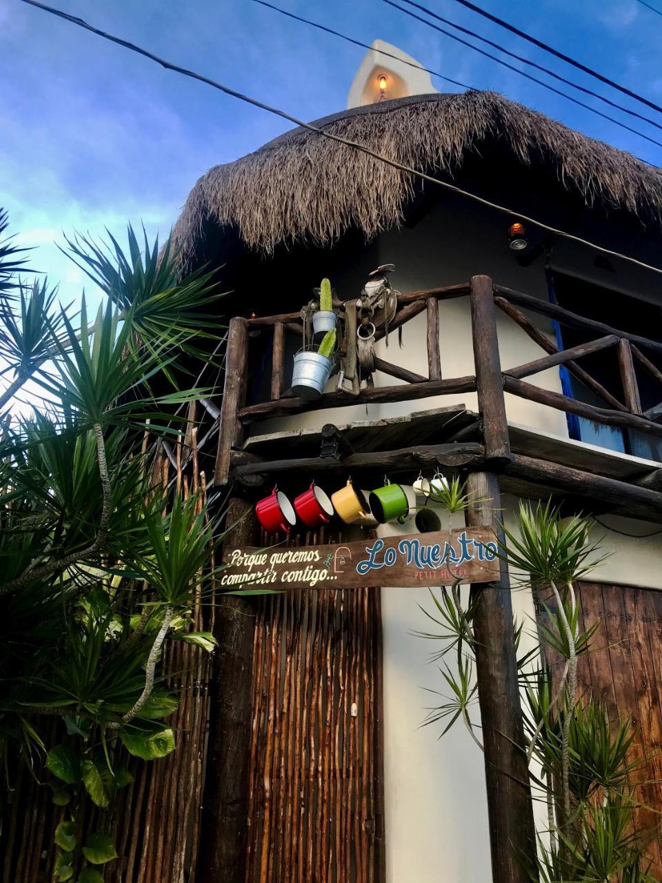 Lo Nuestro Petit Hotel Tulum Dış mekan fotoğraf